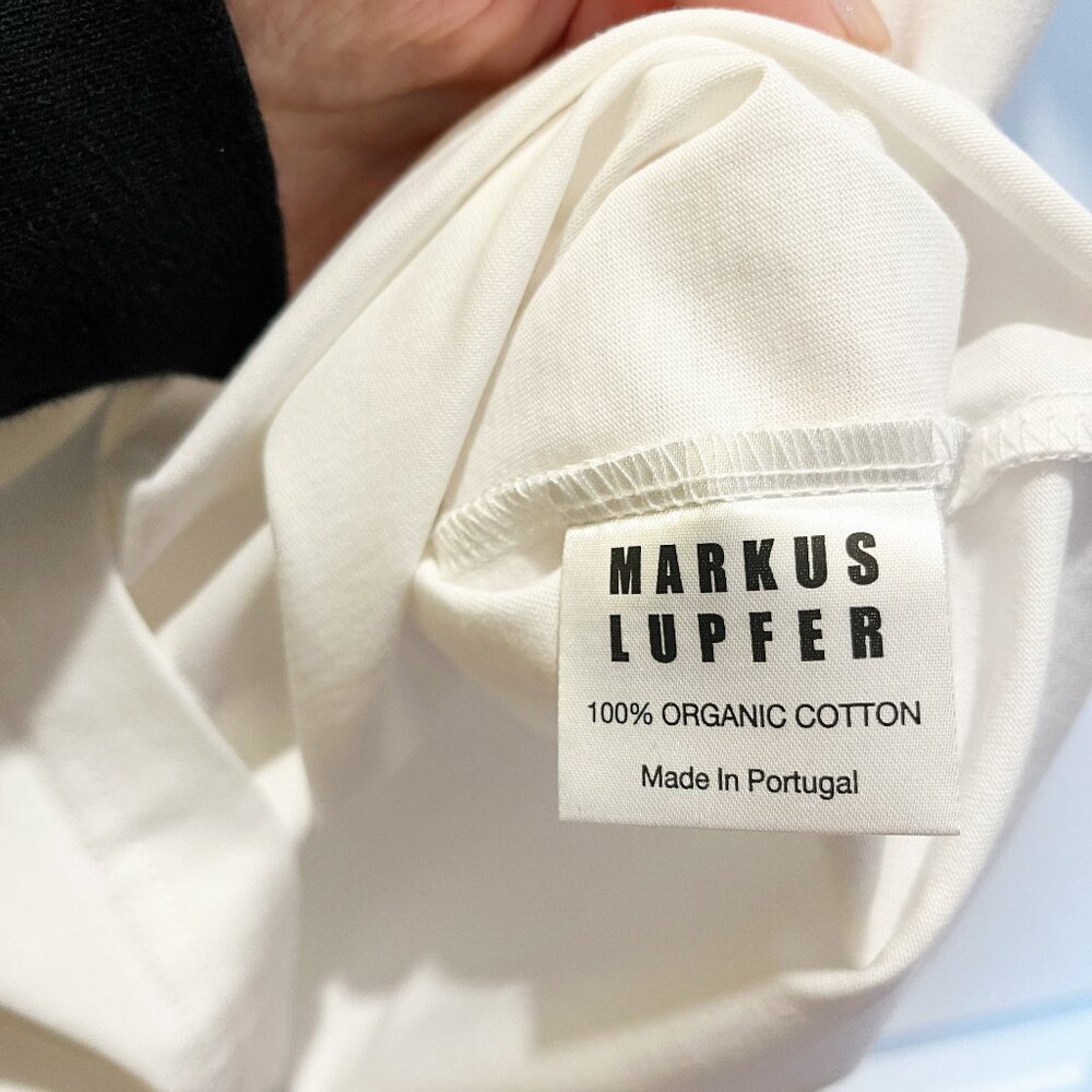 Markus Lupfer Alex T-shirt with Sequins in White Organic Cotton, Small, NWT - Picture 7 of 11